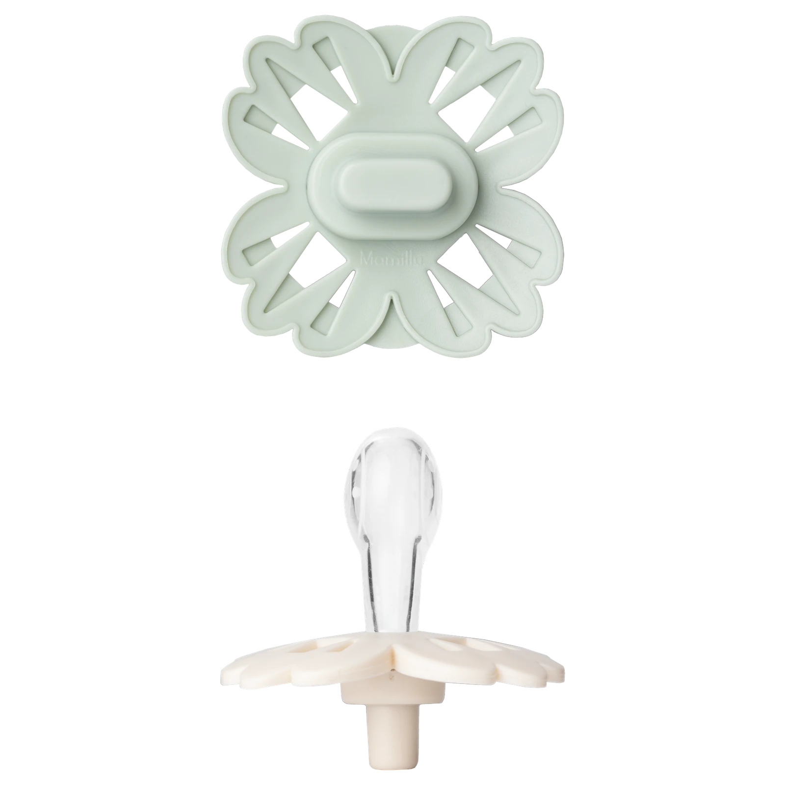 Mamillu Flurry · Vanilla cream + Sage glow – 2 sztuki — smoczek symetryczny Mamillu